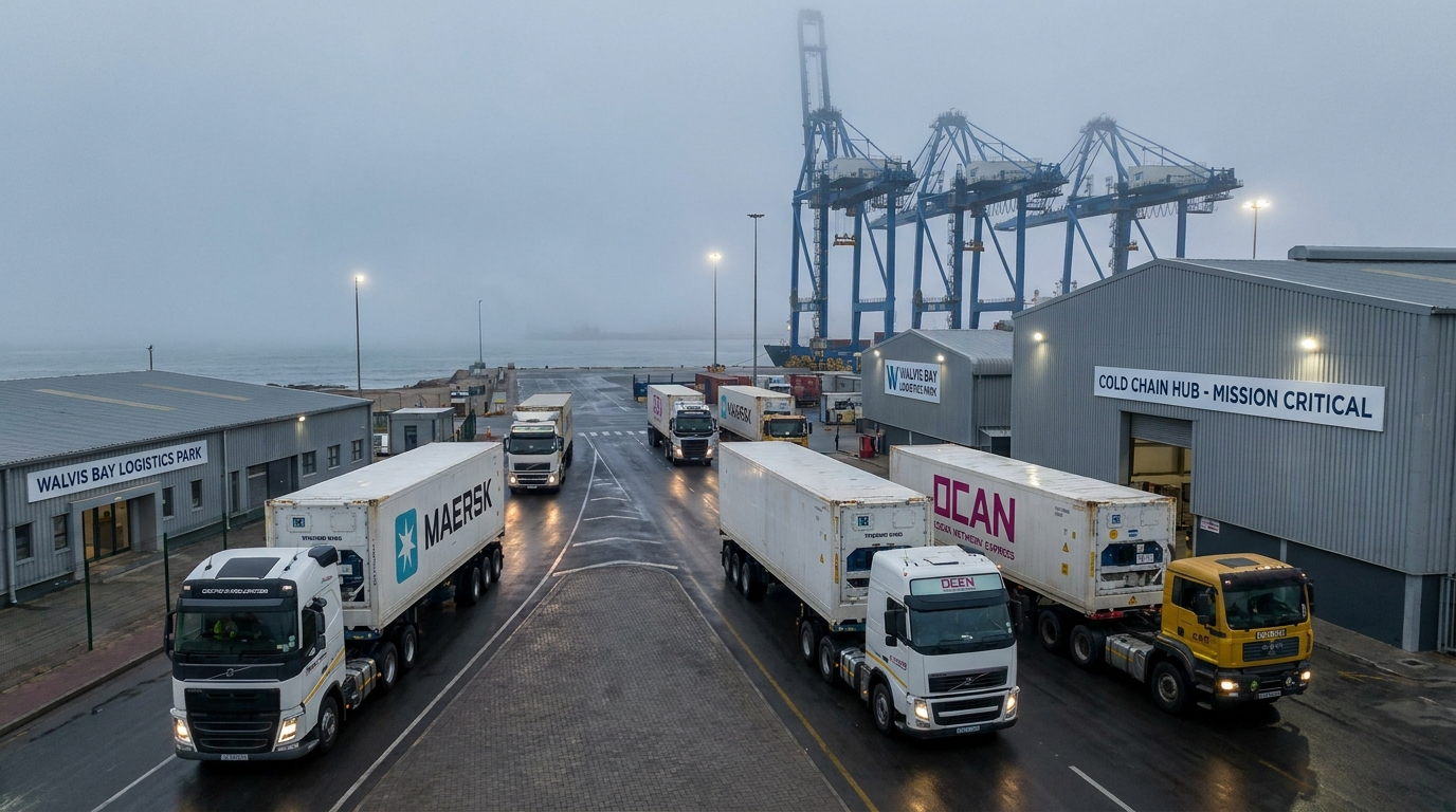 Walvis Bay port and logistics infrastructure